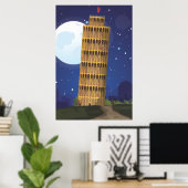 ピサの斜塔 ポスター (ホームオフィス)