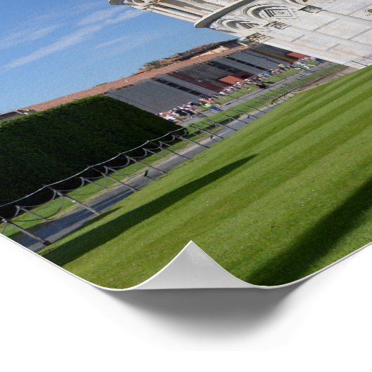 ピサの斜塔 ポスター (角)