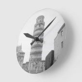 ピサの斜塔 ラウンド壁時計 (傾斜)