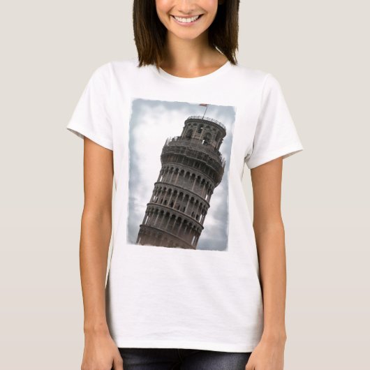 ピサの斜塔 Tシャツ (正面)