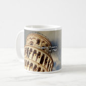 ピサの歴史的マグの斜塔 コーヒーマグカップ (正面左)