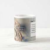 ピサの歴史的マグの斜塔 コーヒーマグカップ (中央)