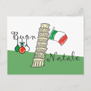 ピサのBuon Nataleタワー シーズンポストカード