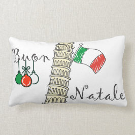ピサのBuon Nataleタワー ランバークッション