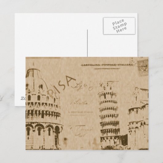 ピサはがき ポストカード (正面/裏面)