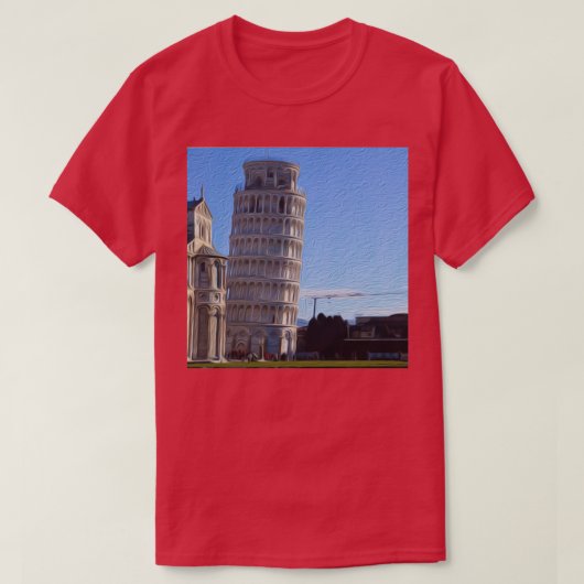 ピサアート Tシャツ (デザイン正面)