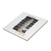 ピサイタリアの傾いた塔ヴィンテージレトロ土産 タイル (側面)