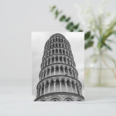 ピサイタリアの黒白の斜塔 ポストカード (スタンド正面)