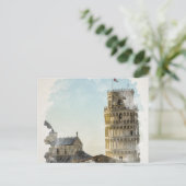 ピサイタリアウォーターカラーアート ポストカード (スタンド正面)