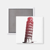 ピサイタリアタワーライニングヨーロッパ マグネット (正面/裏面)