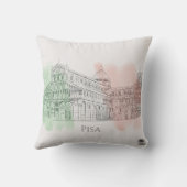 ピサイタリアリーニングタワーペンとインクスケッチ クッション (裏面)