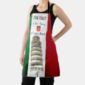 ピサイタリアンの国旗と塔 エプロン (インサイチュ)