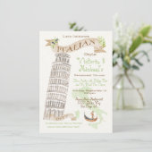 ピサイタリアンウォーターカラーマップの塔 招待状 (スタンド正面)