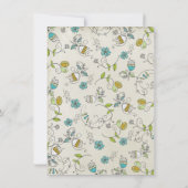 ピサイタリアンブライダルシャワー招待状塔 招待状 (裏面)