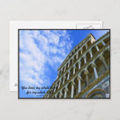 ピサカテドラルウィズラブ引用文 ポストカード (正面/裏面)