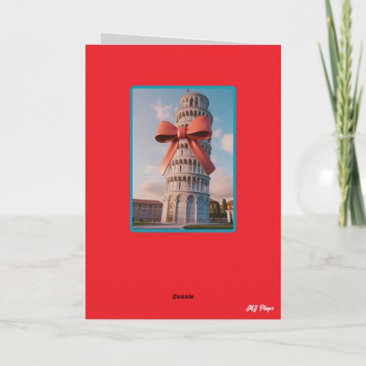 ピサクリスマス カード (裏面)