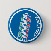 ピサクレストの斜塔 缶バッジ (正面)