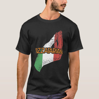 ピサタリアおもしろいンイタリアンユーモアイタリアビーガンピザ Tシャツ