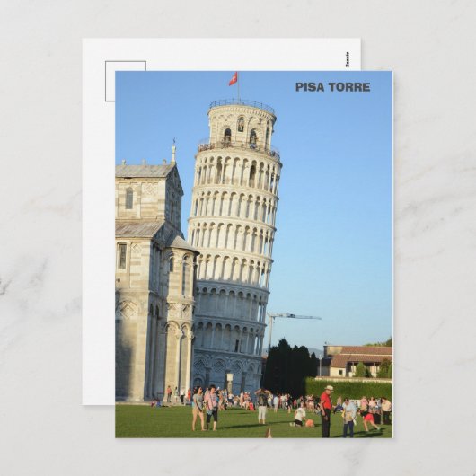 ピサトレイタリアの塔 シーズンポストカード (正面/裏面)