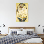 ピサニ家のアポテアシスのスケッチ キャンバスプリント (インサイチュ (寝室))