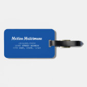 ピサリーニングタワーナイトパノラマイタリアギフト ラゲッジタグ (裏面横)