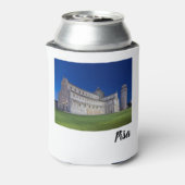 ピサリーニングタワーナイトパノラマイタリアギフト 缶クーラー (缶裏面)