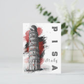 ピサリーニングタワー土産 ポストカード (スタンド正面)
