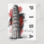 ピサリーニングタワー土産 ポストカード (正面)