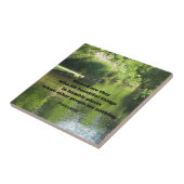 ピサロの引用文賛美:見ているのか タイル (側面)