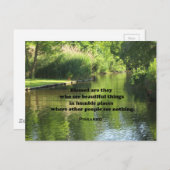 ピサロの引用文賛美:見ているのか ポストカード (正面/裏面)