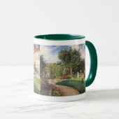 ピサロの《ポントワーズのマチュラン園》 マグカップ (正面右)