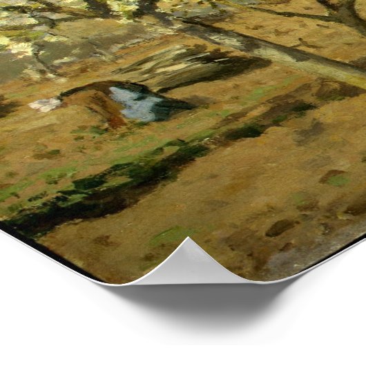 ピサロの「果樹園」 – ポスター (角)