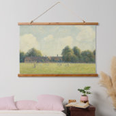 ピサロハンプトンコートオールドアートウッドウォール 吊り下げ型タペストリー (寝室)