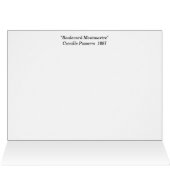 ピサロブールバードモンマルトルグリーティングカード (内部横(上))