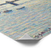 ピサローチャリングクロスブリッジロンドンオールドアートウォール ポスター (角)