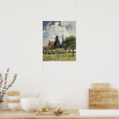 ピサロ語 – 教会アットエラグニー1884 ポスター (キッチン)