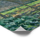 ピサロ – キャベツフィールドポントワーズ1873 ポスター (角)