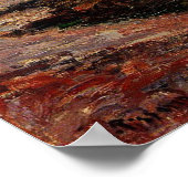 ピサロ – クリフスアットプチダルズ1883 ポスター (角)