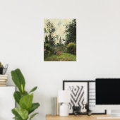 ピサロ – バジンコートスティープル1895 ポスター (ホームオフィス)