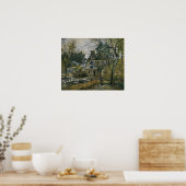 ピサロ – ファームアットモンフーコー1874 ポスター (キッチン)