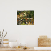 ピサロ – フェスティバルアットザエルミタージュ1876 ポスター (キッチン)