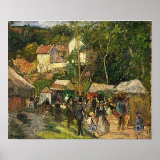 ピサロ – フェスティバルアットザエルミタージュ1876 ポスター (正面)