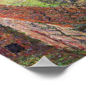 ピサロ – フラッド夕べ効果Eragny 1893 ポスター (角)