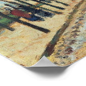 ピサロ – ブールバードデフォスポントワーズ1872 ポスター (角)