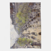 ピサロ – ブールバードモンマルトル春 キッチンタオル (縦)