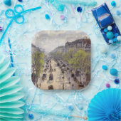 ピサロ – ブールバードモンマルトル春 ペーパープレート (パーティー)