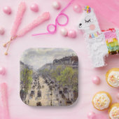 ピサロ – ブールバードモンマルトル春 ペーパープレート (パーティー)