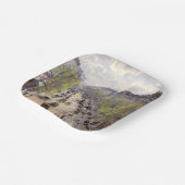 ピサロ – ブールバードモンマルトル春 ペーパープレート (傾斜あり)