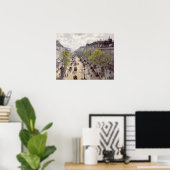 ピサロ – ブールバードモンマルトル春 ポスター (ホームオフィス)