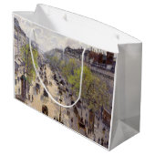 ピサロ – ブールバードモンマルトル春 ラージペーパーバッグ (裏面アングル)